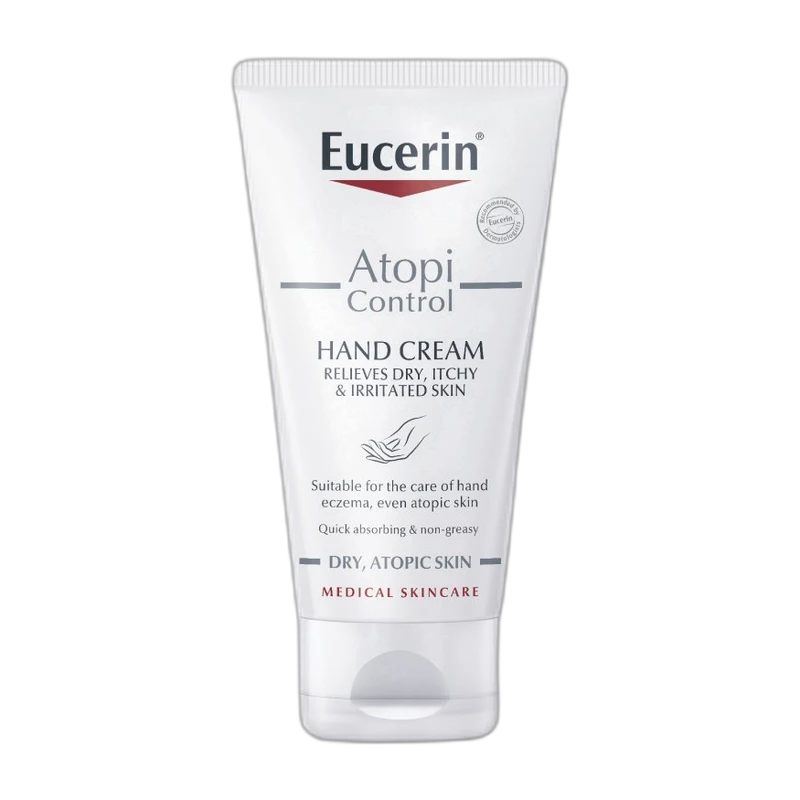 Eucerin AtopiControl крем за ръце за суха към атопична кожа, 75 мл - снимка на продукта