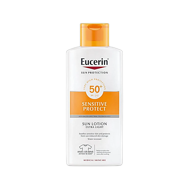 Eucerin Sun Sensitive Protect body lotion SPF 50+, 400 ml
