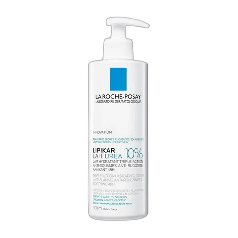 La Roche-Posay Lipikar Lait Urea 10% успокояващ лосион за тяло за много суха кожа, 400 мл - снимка на продукта