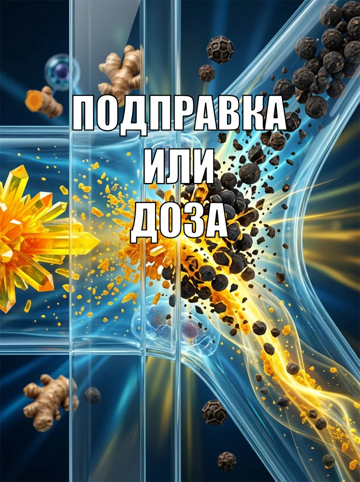 Куркумата без черен пипер почти не се усвоява