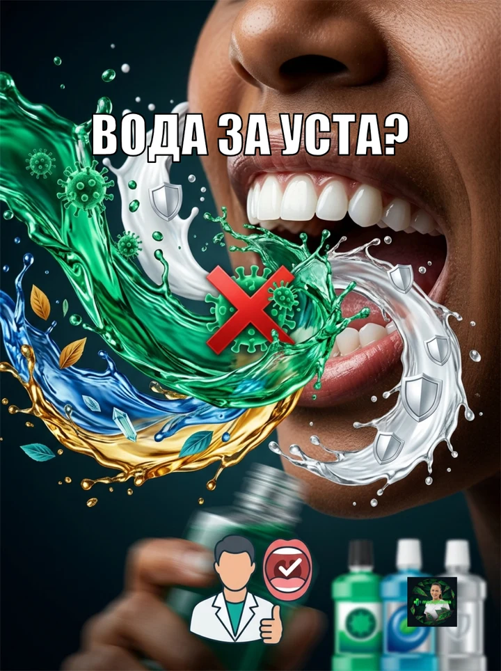 Четирите вида вода за уста и проблемът, който всяка решава